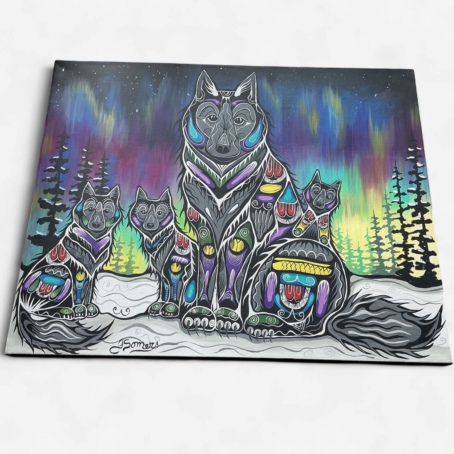 Jessica Somers Guided By Northern Light Original Painting O/C