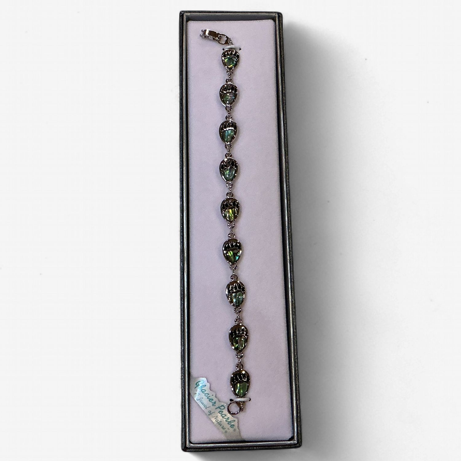 Glacier Pearle Bracelet Bear Paw