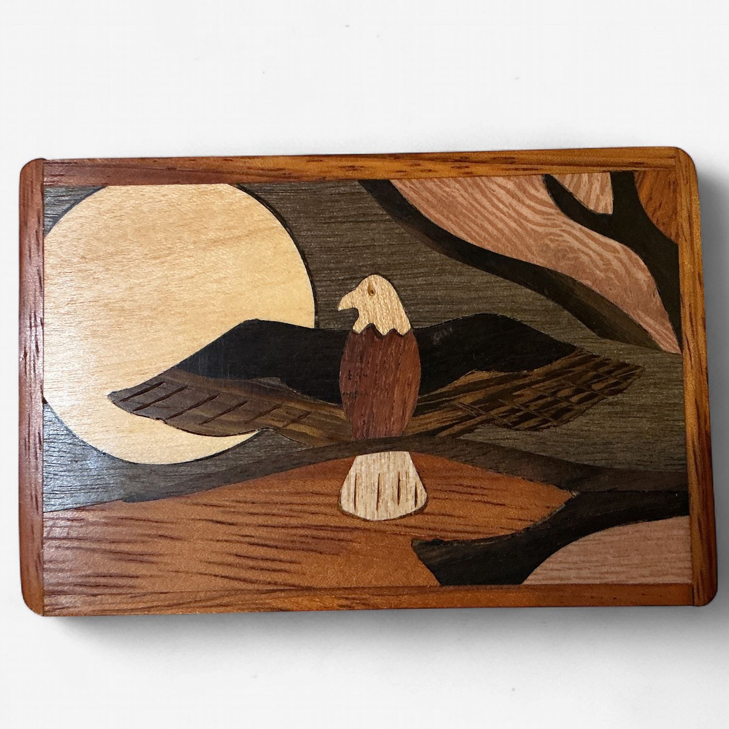 Wooden Box Eagle