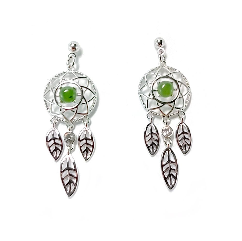 Jade Earrings Dreamcatcher