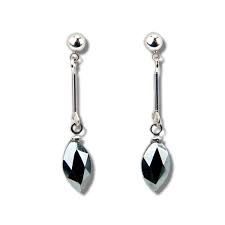 Hematite Earrings Whisper