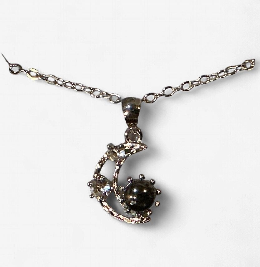 Hematite Necklace Enchanting Moon