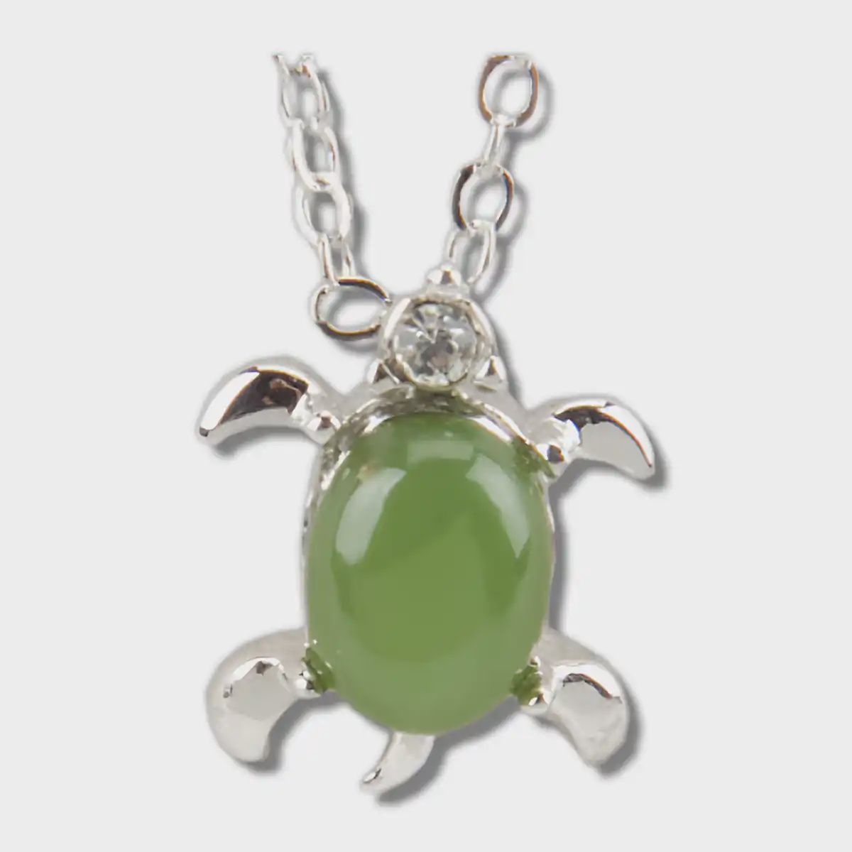 Jade Necklace Tiny Turtle