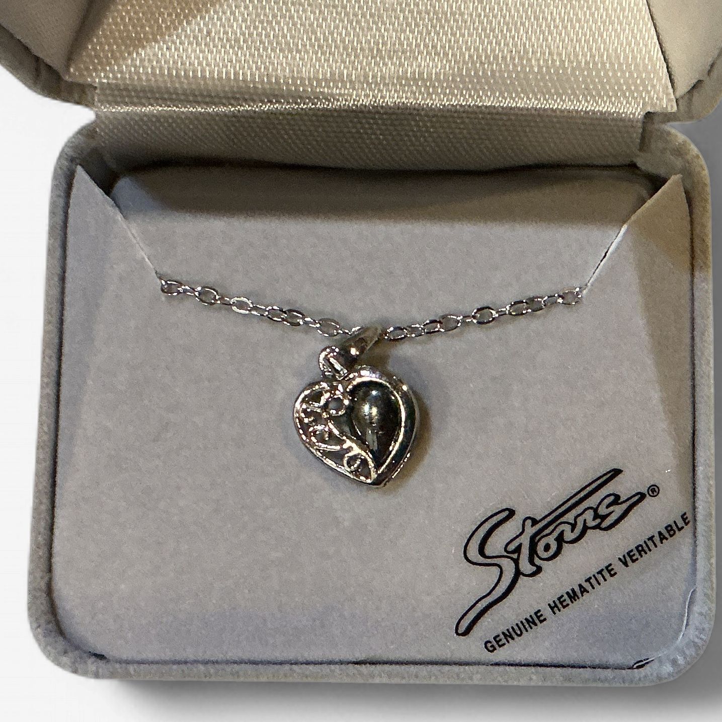 Hematite Necklace Romance