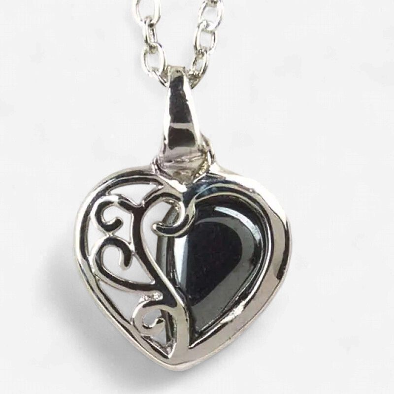 Hematite Necklace Romance