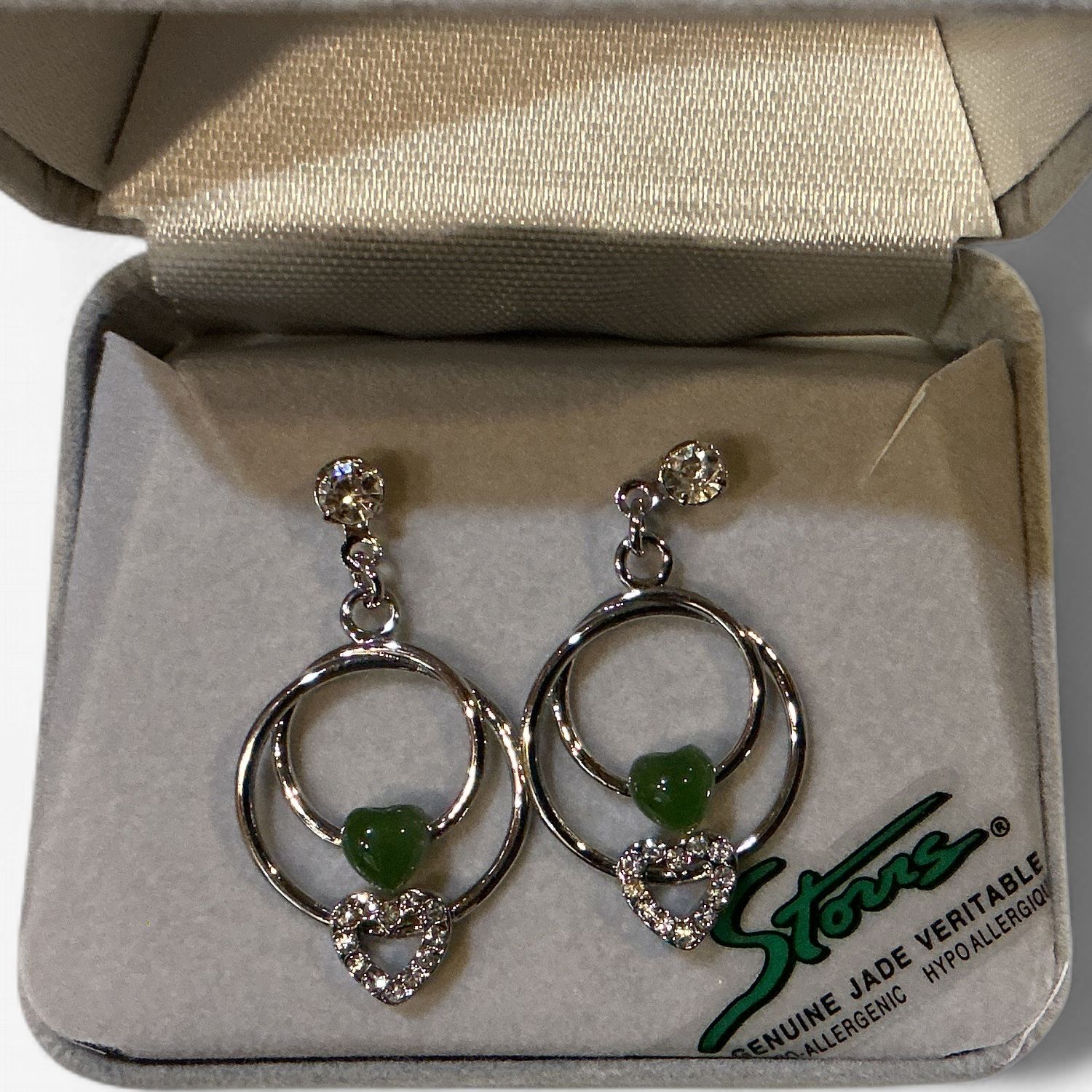 Jade Earrings True Love