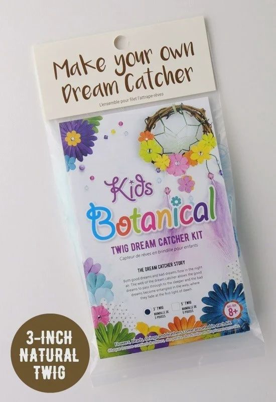 3” Kids Botanical Make Your Own Dreamcatcher
