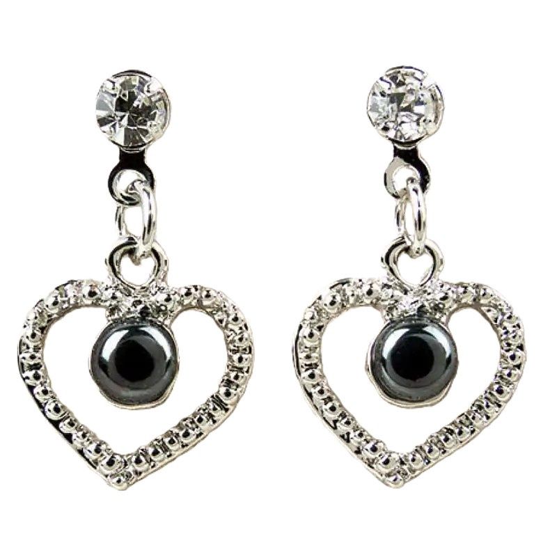 Hematite Earrings Affection