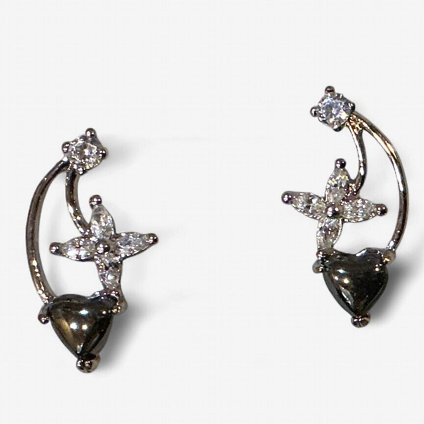Hematite Earrings Fall in Love
