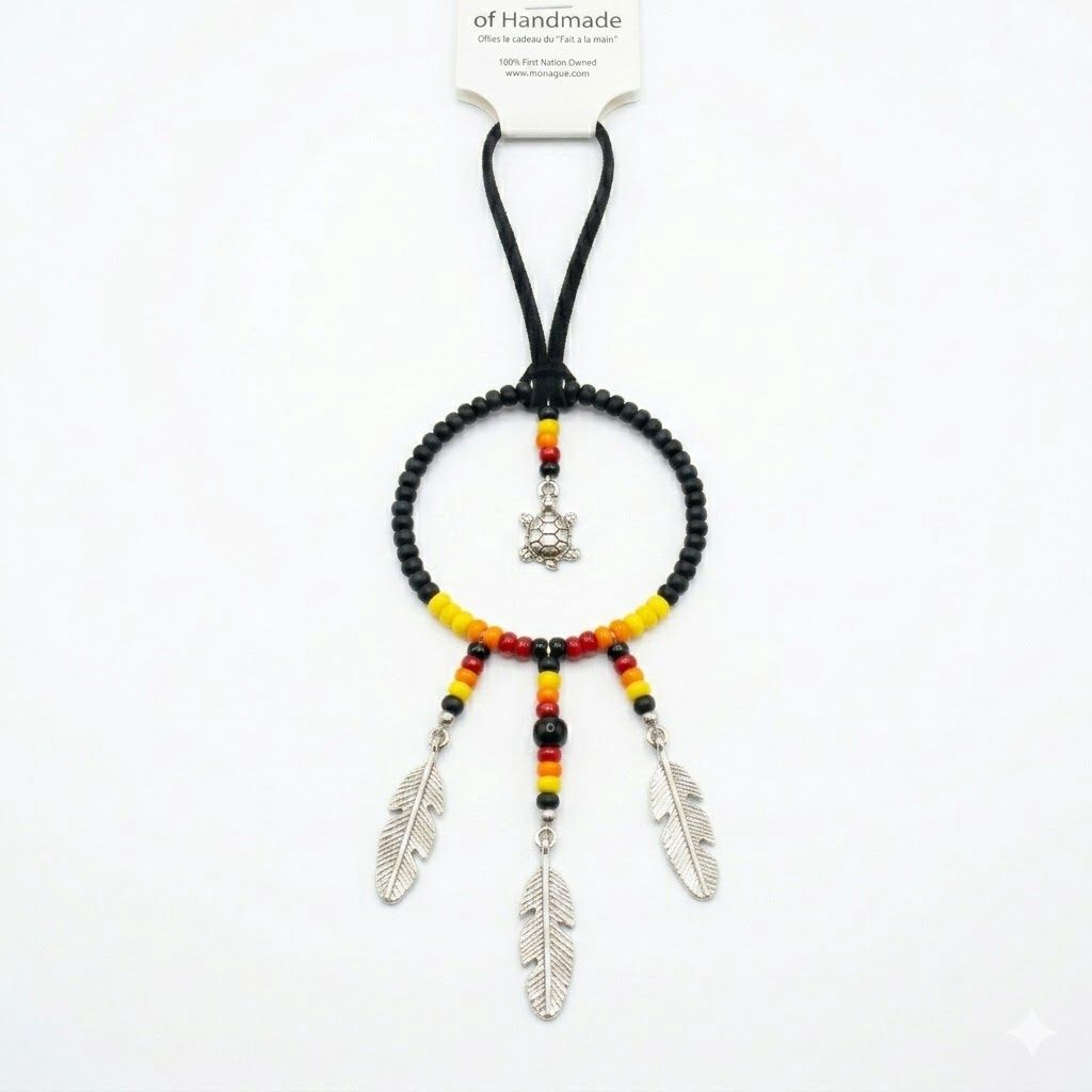 Beaded Turtle Charm
