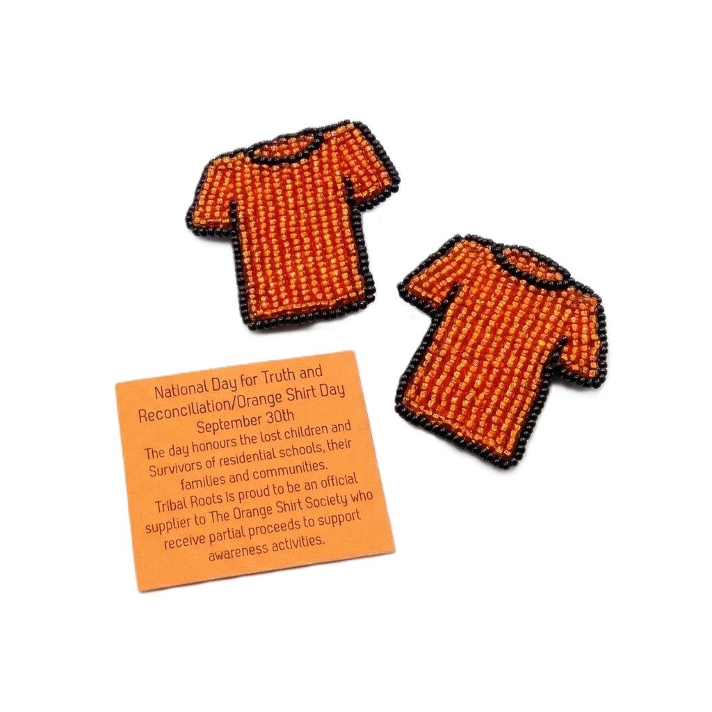 Orange Shirt Brooch
