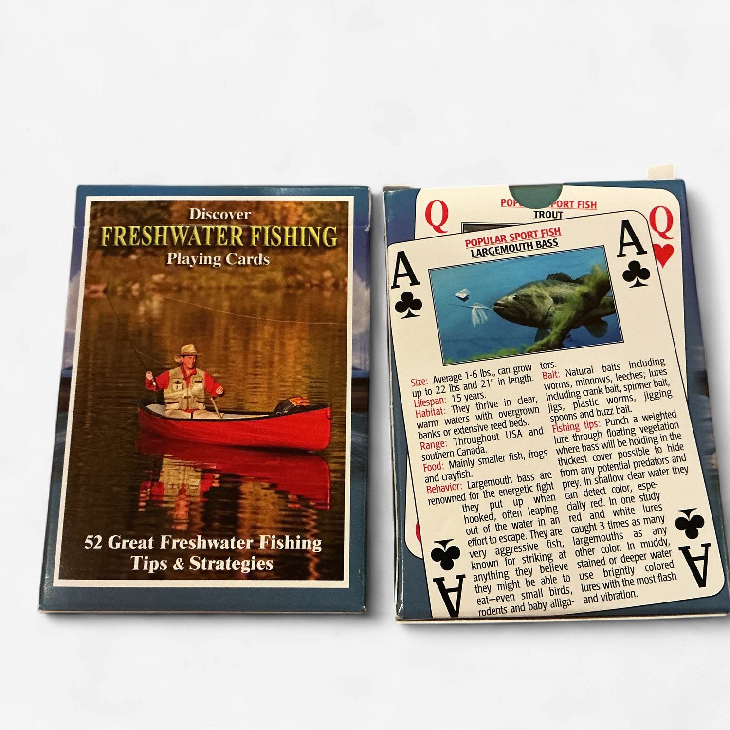 Photo Playing Cards Freshwater Fishing