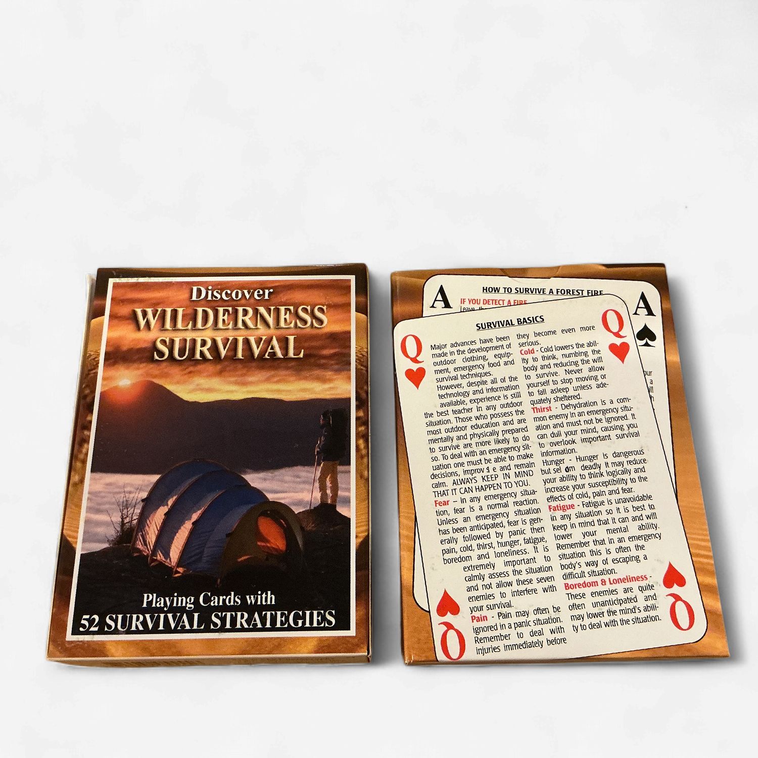 Photo Playing Cards Wilderness Survival