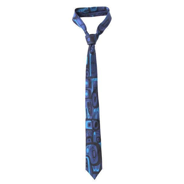 Assorted Polyester Woven Tie, Design: Thunderbird- Allen Weir