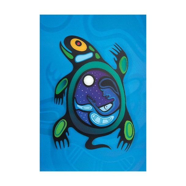 Assorted 3D Lenticular Art Card, Design: Turtle- Mark Anthony Jacobsen