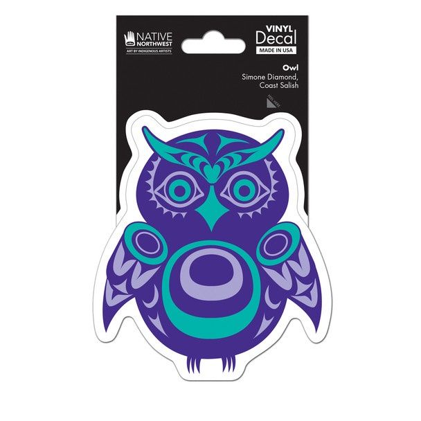Assorted Premium Decals, Design: Owl- Simone Diamond