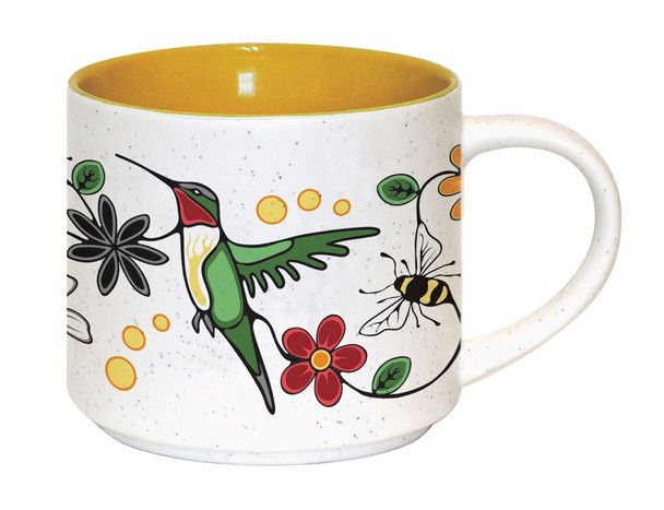 Assorted Ceramic Mugs, Design: Hummingbird- Storm Angeconeb