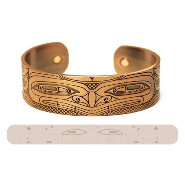 Assorted Copper Bracelets, Design: Grizzly Bear- Andrew Williams