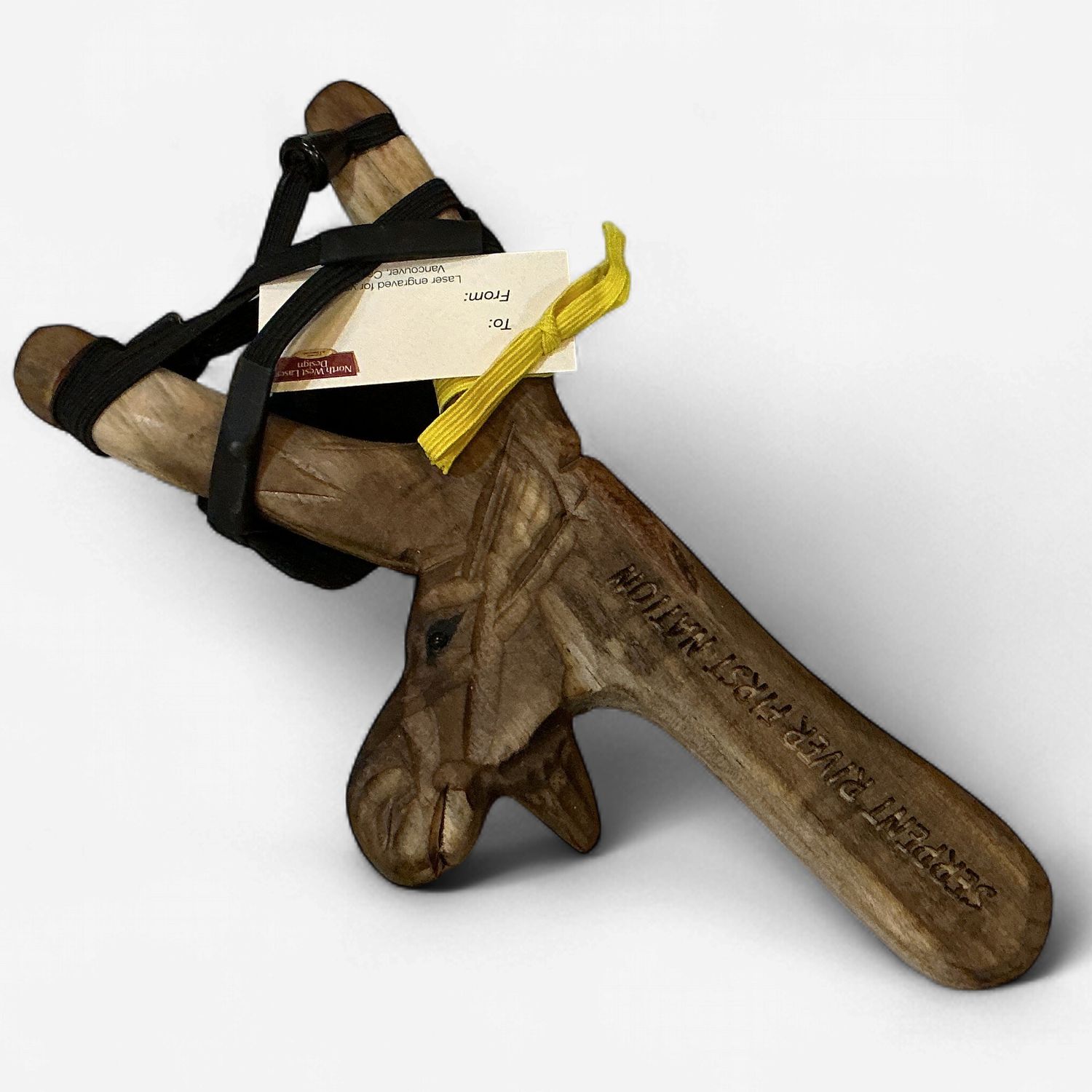 Assorted Wooden Carved Slingshot