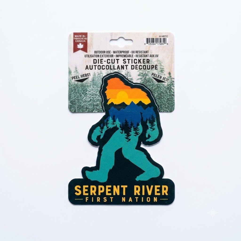 Serpent River Sasquatch Sticker