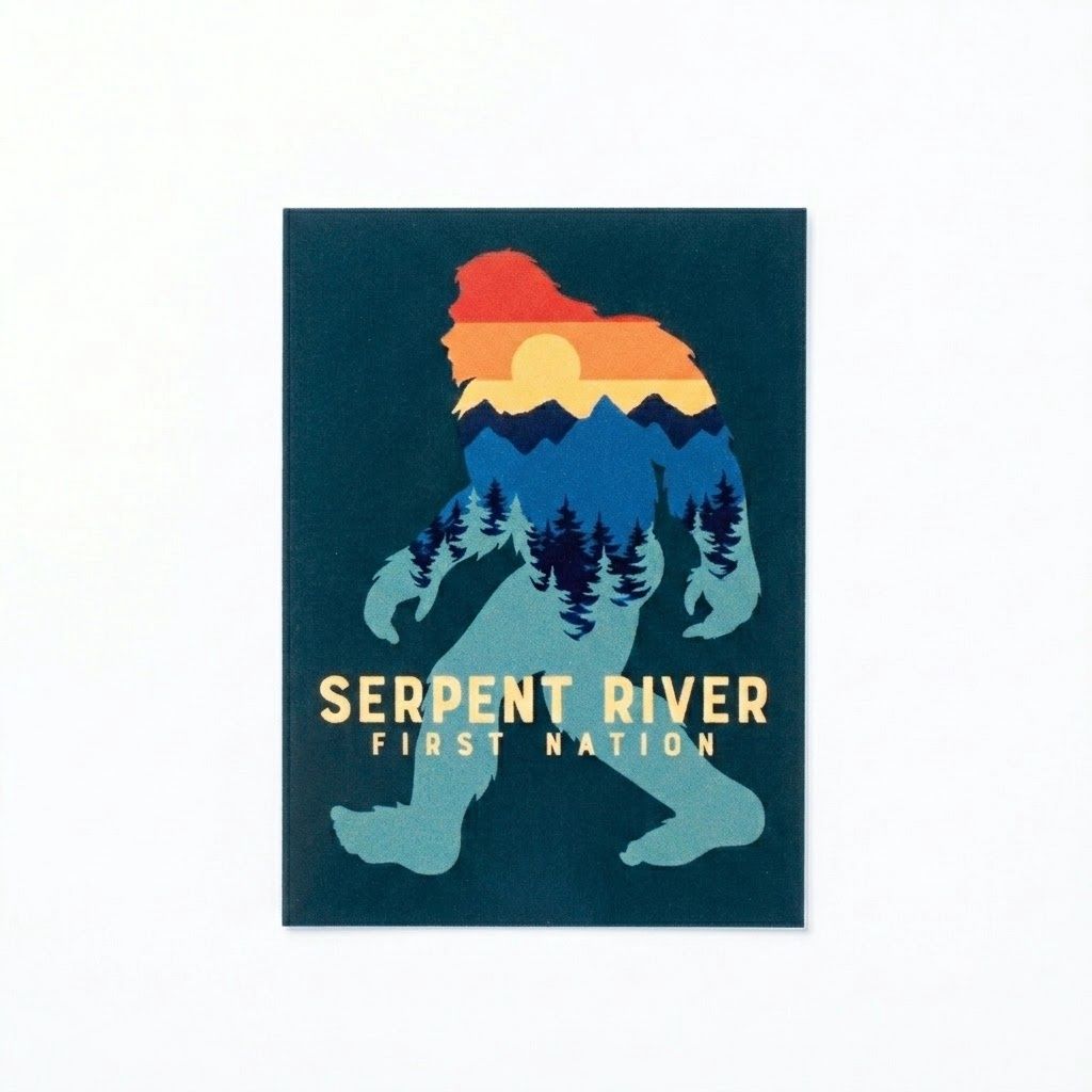 Serpent River Sasquatch Magnet