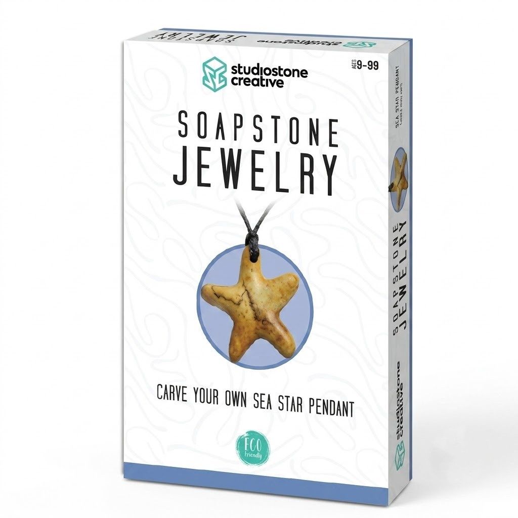 Soapstone Jewellery Carving Kit- Sea Star