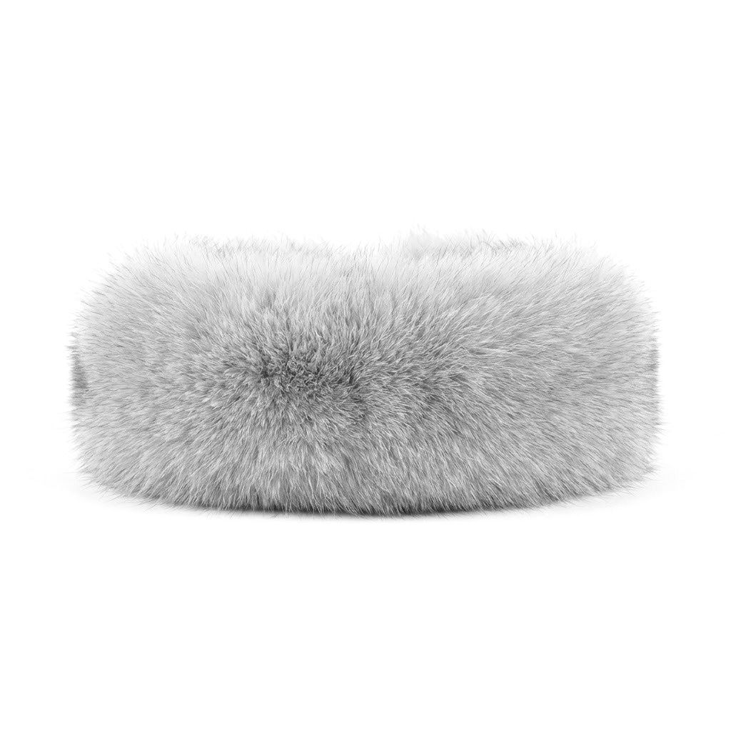 Blue Fox Fur Headband O/C
