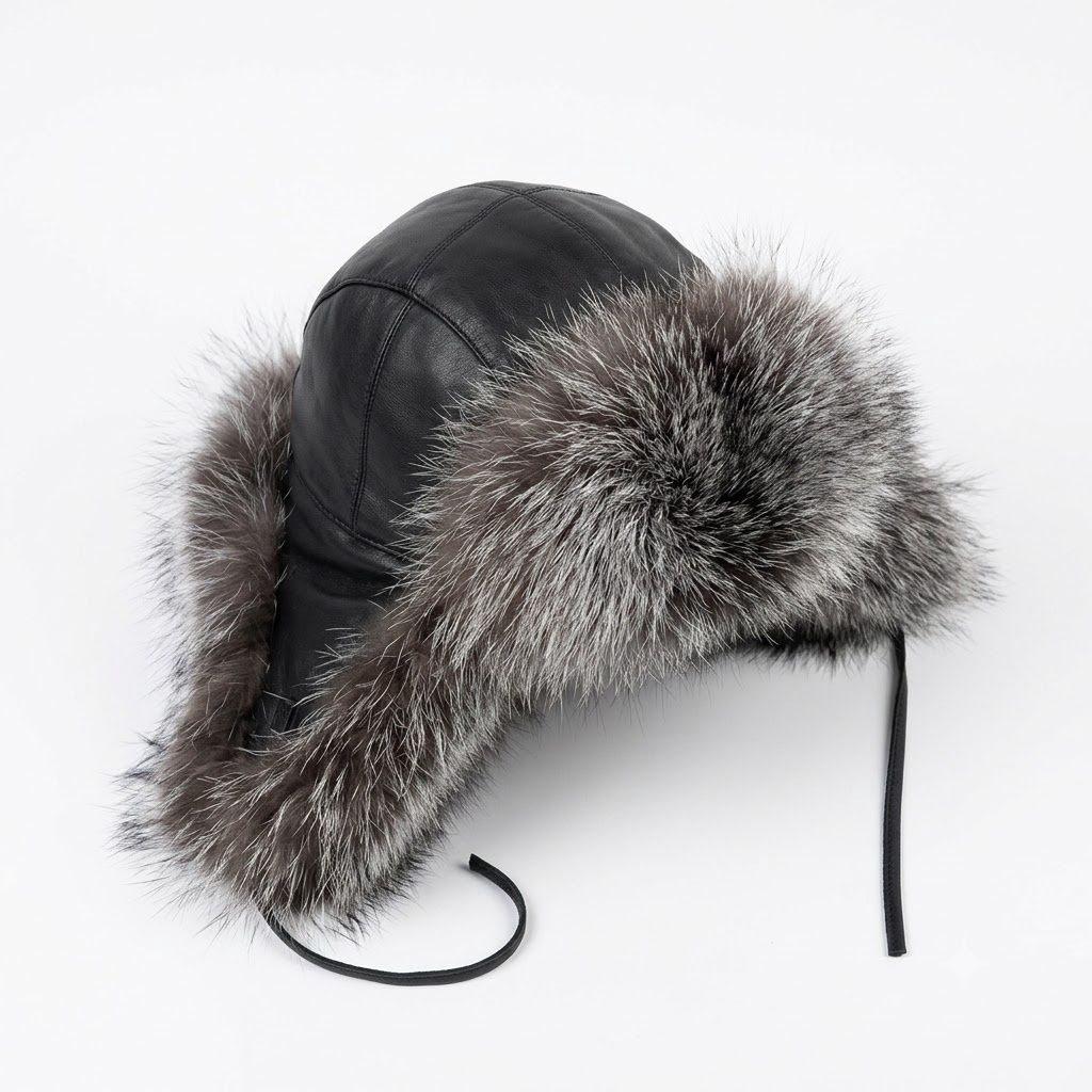 Silver Fox Fur Hat O/C