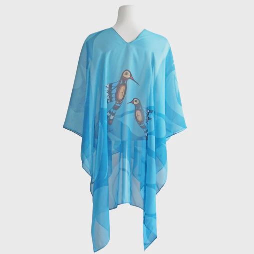 OSCARDO Assorted Kimono Scarf, Design: Hummingbird- Francis Dick