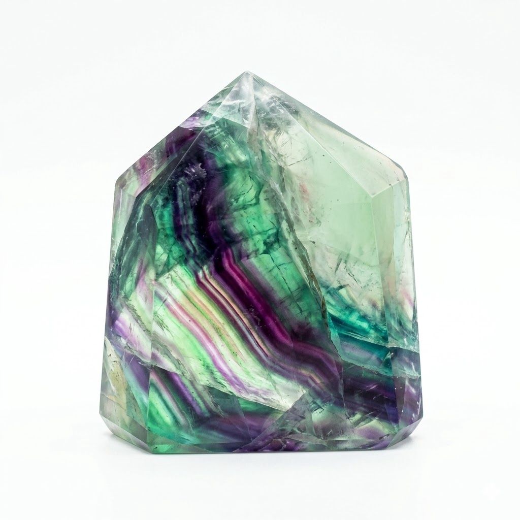 Fluorite Point Tower Crystal