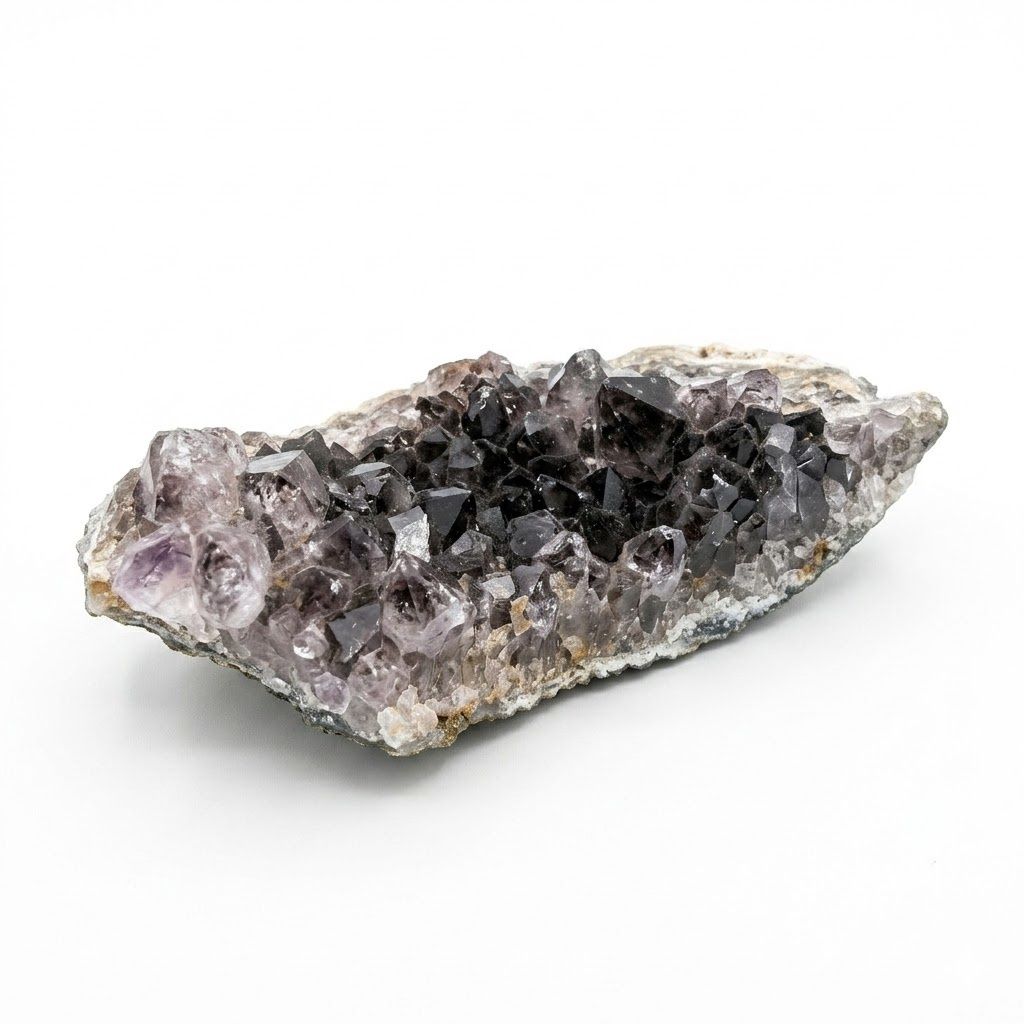 Smokey Amethyst Cluster