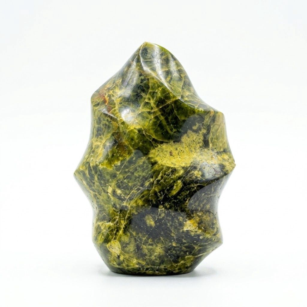 Green Opal Flame Crystal