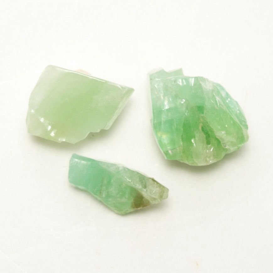 Raw Lemon Green Calcite Chunk