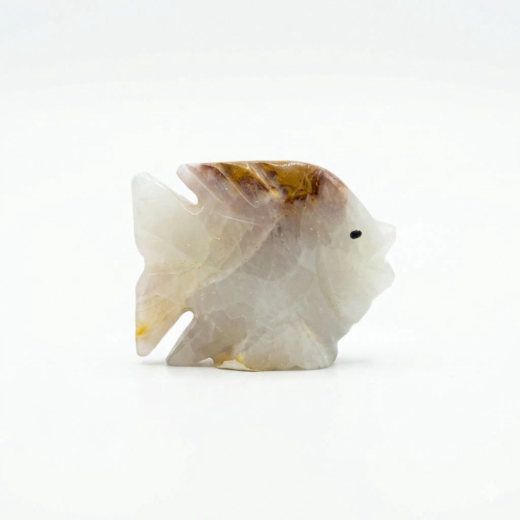 Carved Crystal Fish