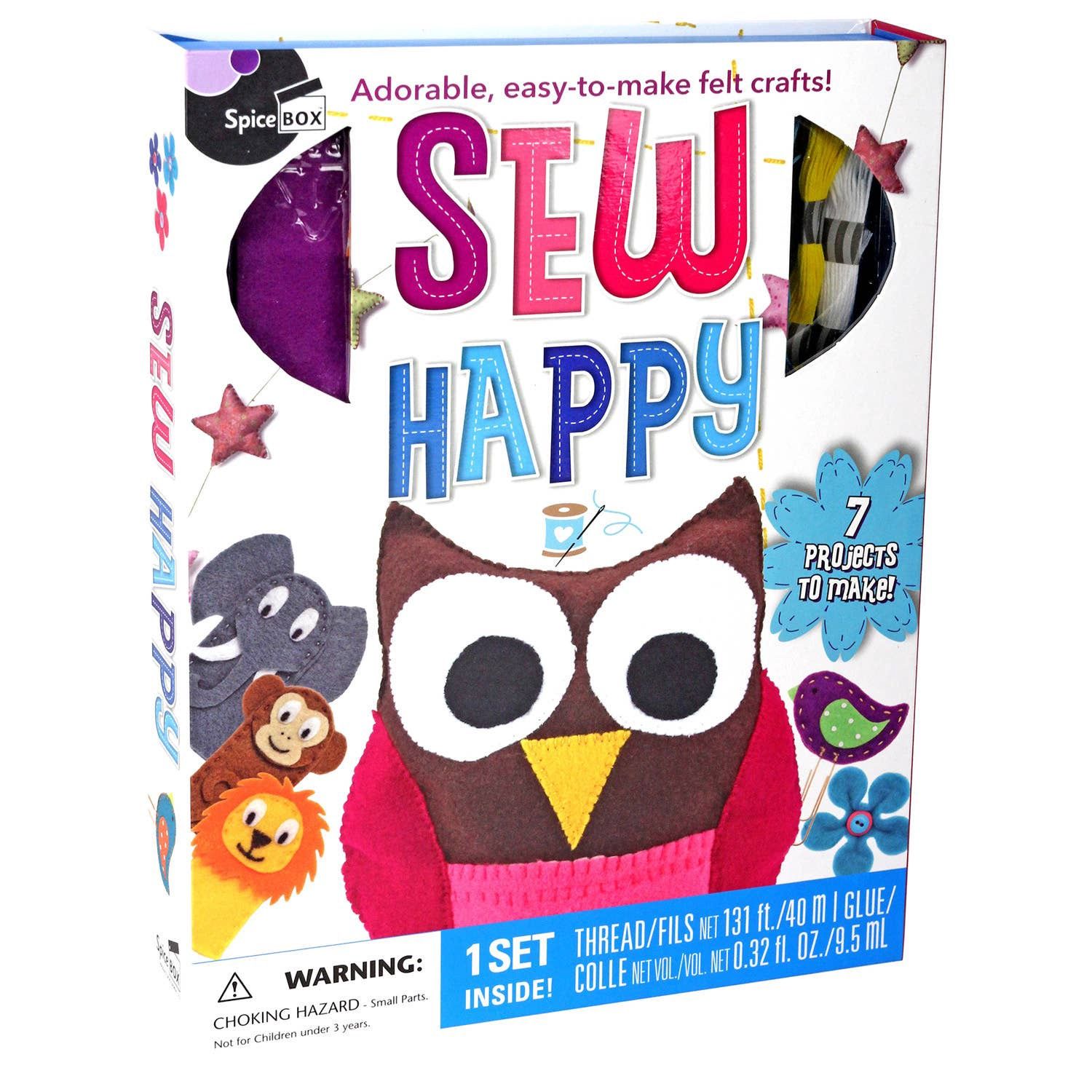 Make &amp; Play Sew Happy Project Book &amp; Craft Set