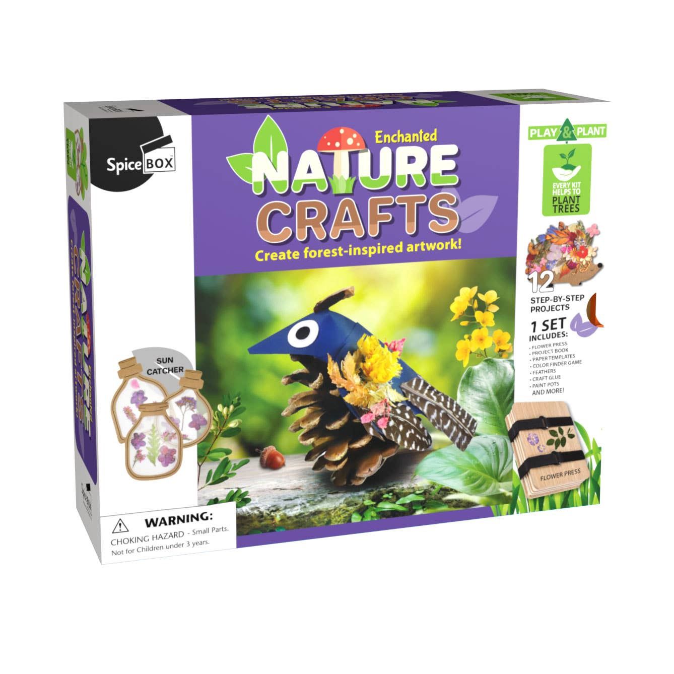 Play &amp; Plant Enchanted Nature Crafts Activity Set for Kids