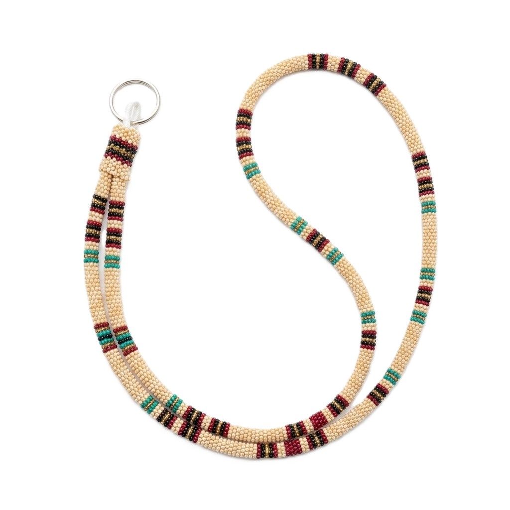 Extra Long Beaded Lanyard