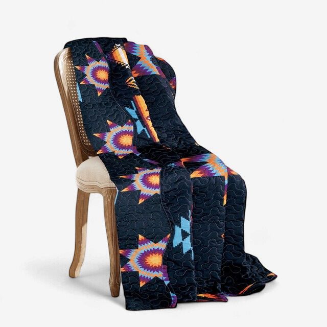 Quilt Throw 50x60" Starburst