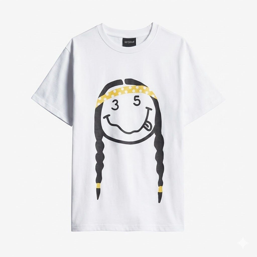 SECTION35 Nevermind Graphic Tee, Color: White, Size: X-Small