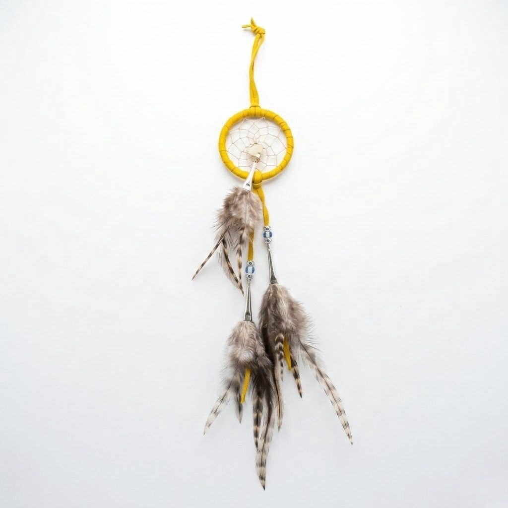 2"Assorted Dreamcatcher, Design: White