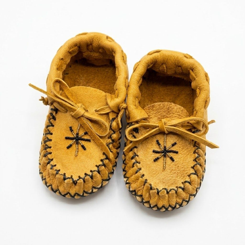 Youth Double Sole Moccasin- Size 5