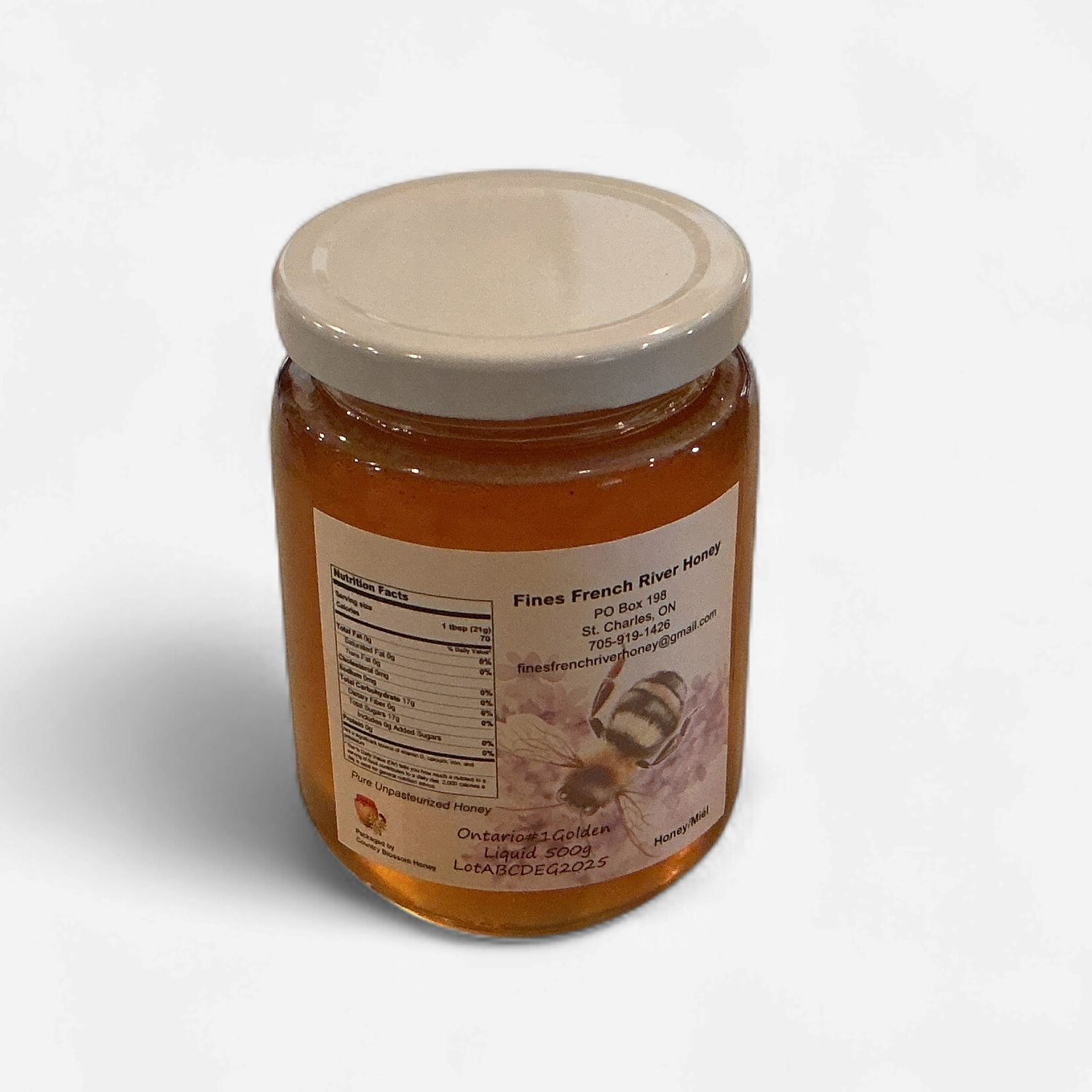Raw Unpasteurized Honey, Size: 500g