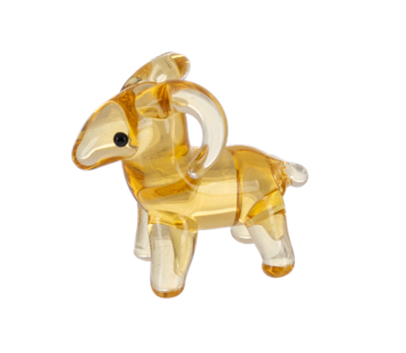 Assorted Glass Miniature World Collectibles, Design: Bison