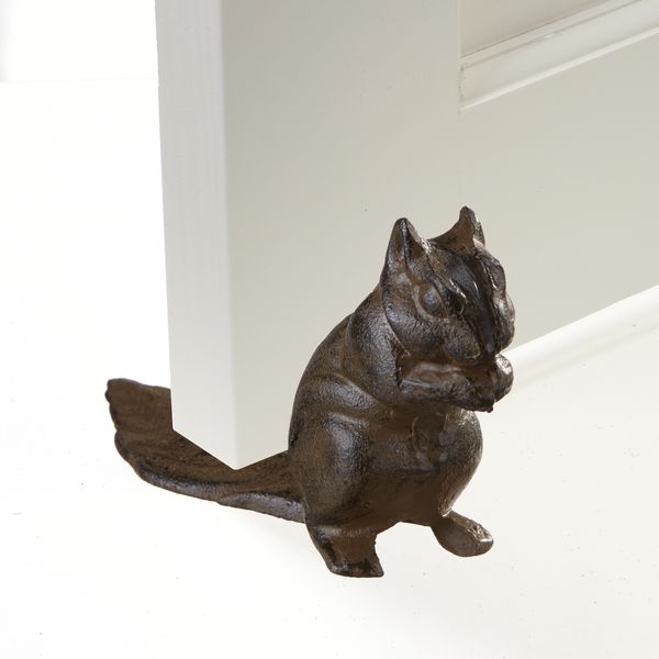 Chipmunk Cast Iron Door Stop