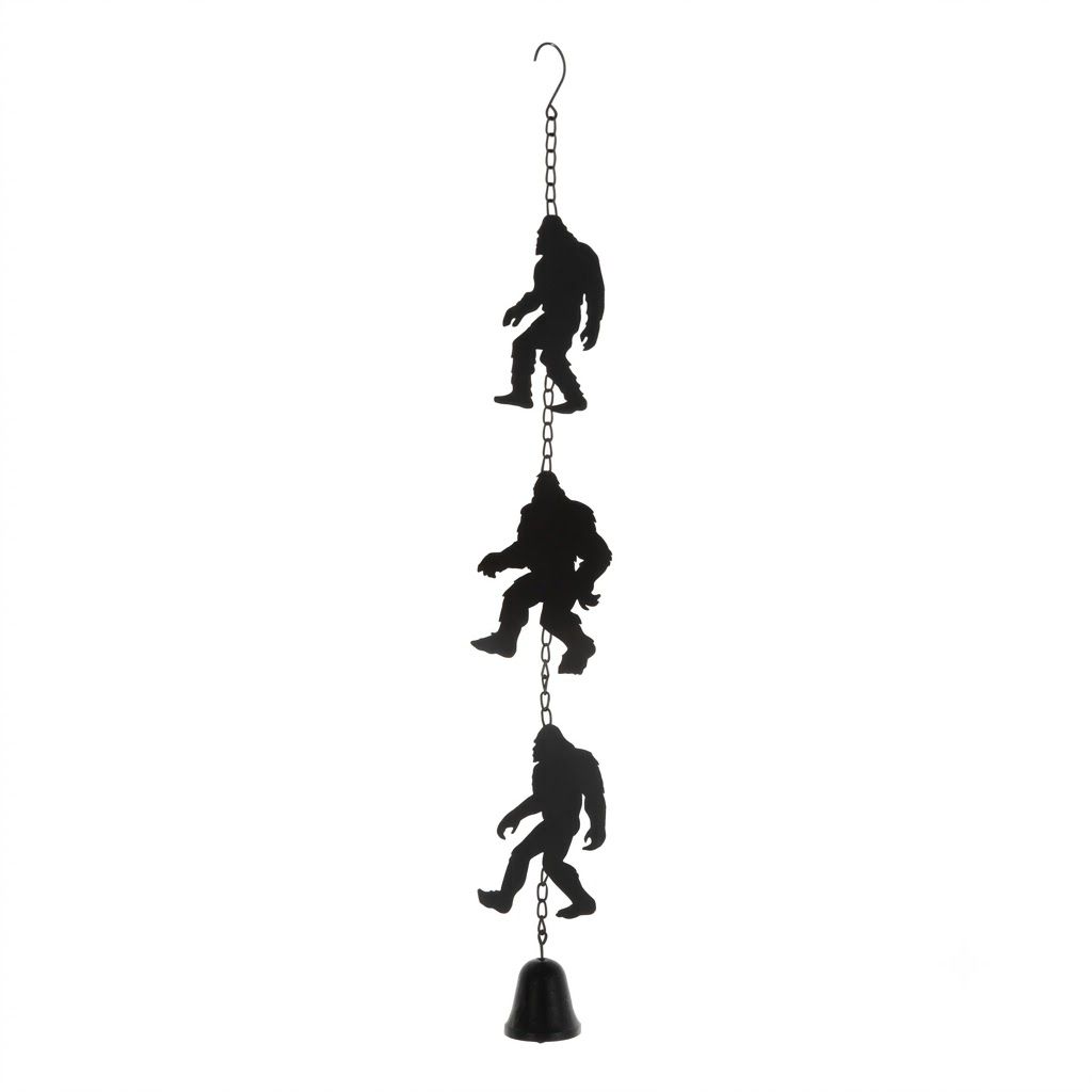 Laser Cut Bigfoot Windchime
