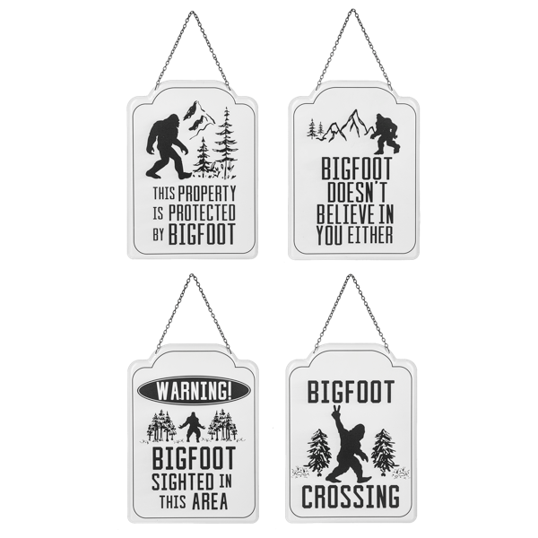 Assorted Bigfoot Signs