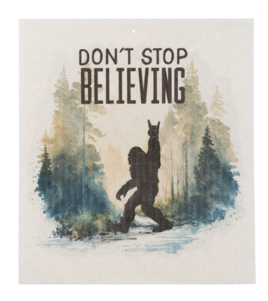 Bigfoot Eco Cloth, Design: Don't Stop Believing