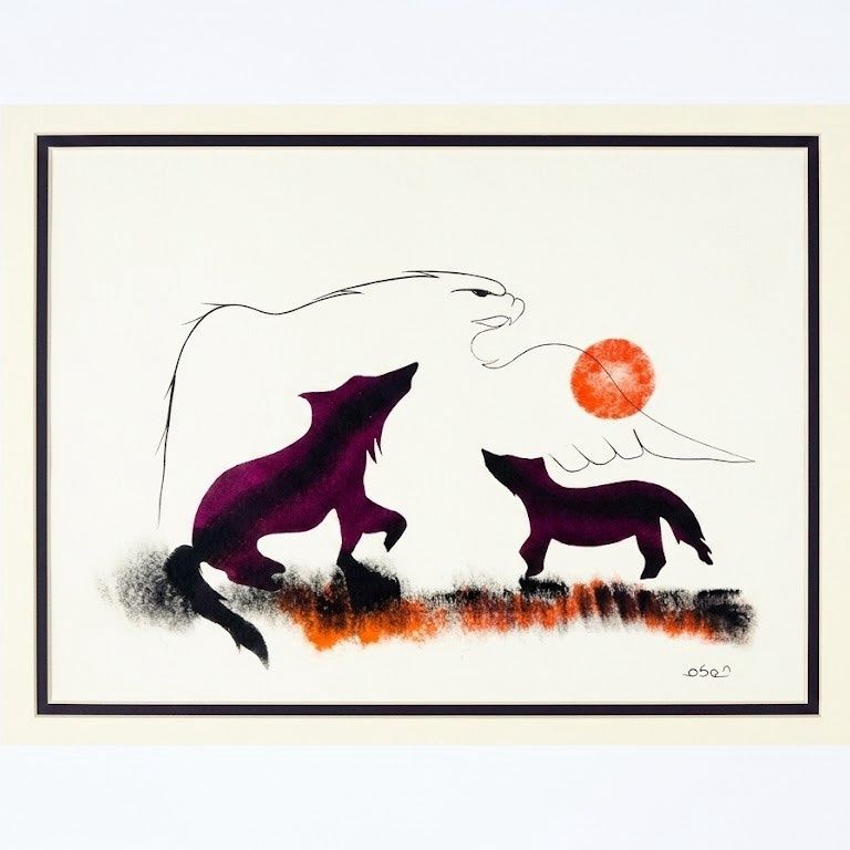 Russel Noganosh Original Artwork- Frameless, Design: RN#2