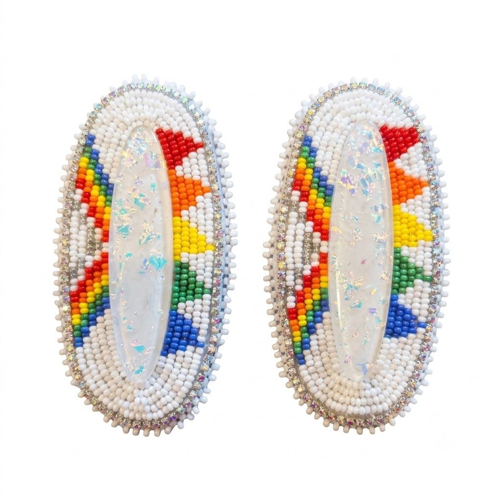 Assorted Beaded Earring, Color: 1