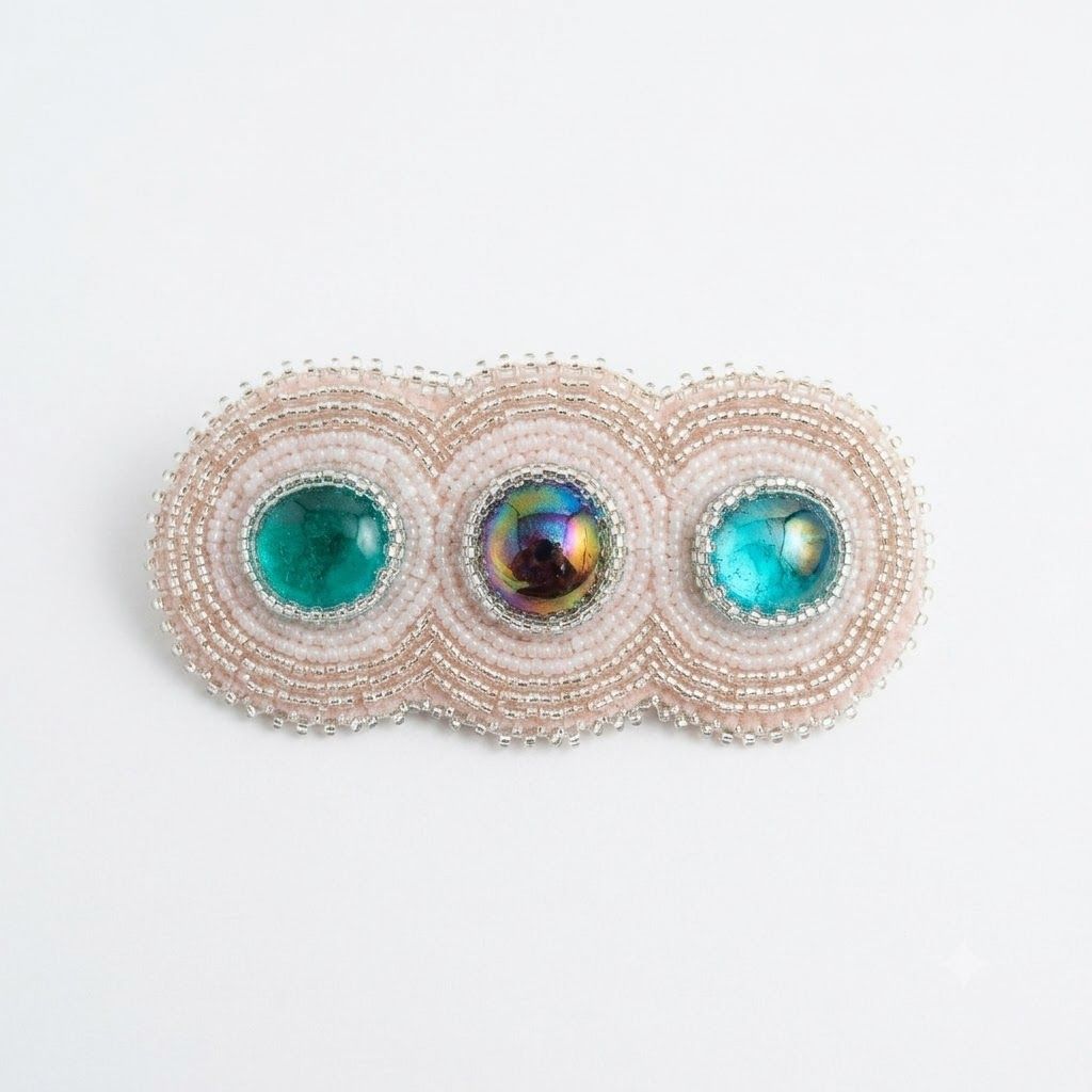 Assorted Beaded Barrettes